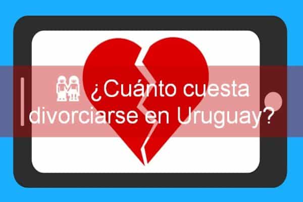 precio de un divorcio en Uruguay